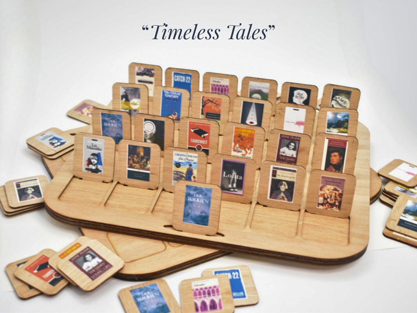 "Literary Line-Up Book Game • 2 Player Bookish Party Game • Guess the Book Cover • Romantasy BookTok Inspired • Unique Gift for Readers & Couples"