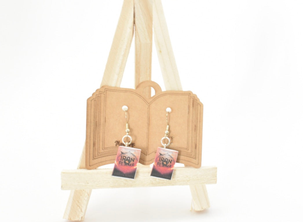 Mini Book Earrings