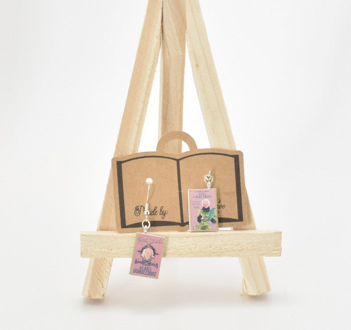 Mini Book Earrings