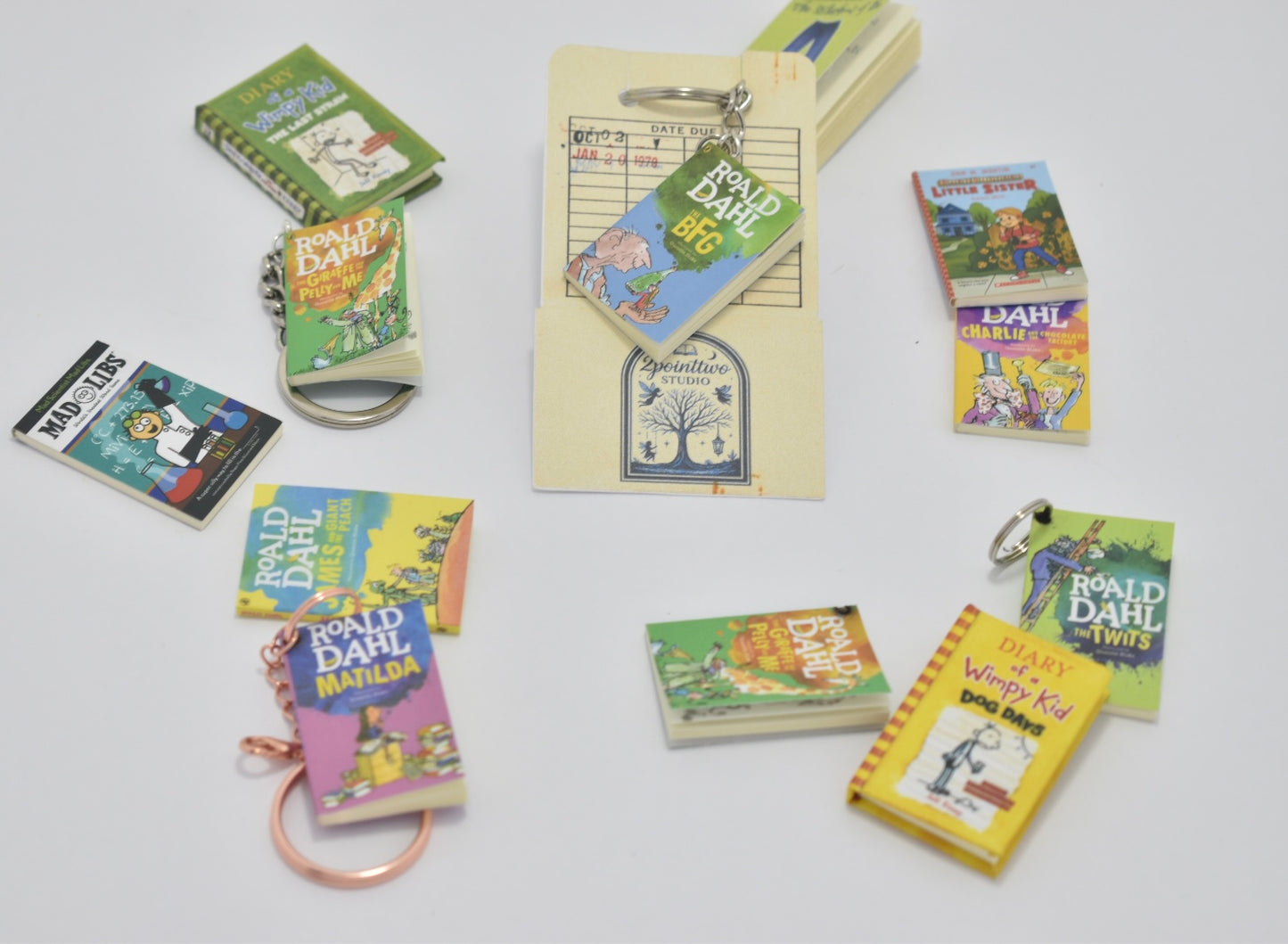 Mini Book Keychain- Book Lover Gift, Reader-Inspired Accessory