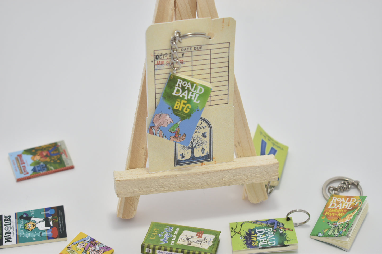 Mini Book Keychain- Book Lover Gift, Reader-Inspired Accessory