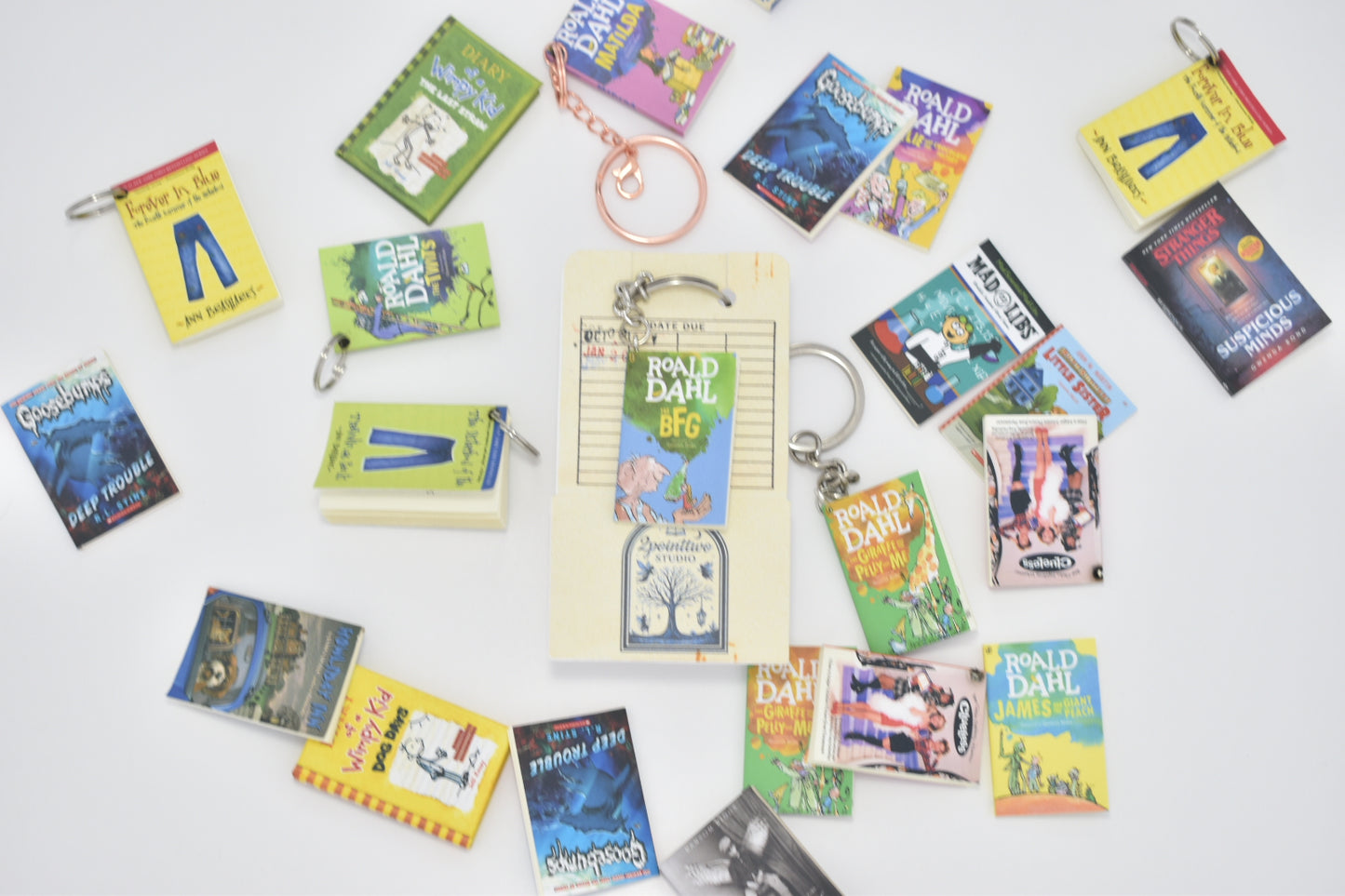 Mini Book Keychain- Book Lover Gift, Reader-Inspired Accessory